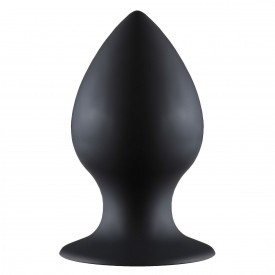 Чёрная анальная пробка Thick Anal Plug XL - 13 см.