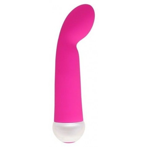 Розовый вибратор Fashion Succubi Bliss G Vibe - 14,5 см.